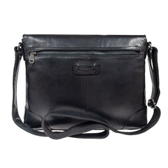 Чоловіча сумка для документів та ноутбука Ashwood OSCAR BLACK