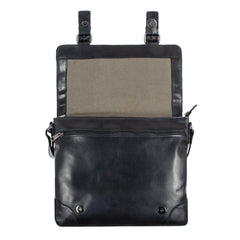 Чоловіча сумка для документів та ноутбука Ashwood OSCAR BLACK