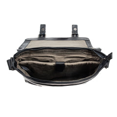 Чоловіча сумка для документів та ноутбука Ashwood OSCAR BLACK