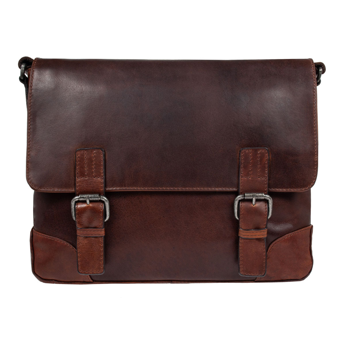 Чоловіча сумка для документів та ноутбука Ashwood OSCAR Tan
