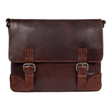 Чоловіча сумка для документів та ноутбука Ashwood OSCAR Tan