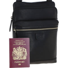 Маленькая черная сумка Ashwood T71 BLK (черный)