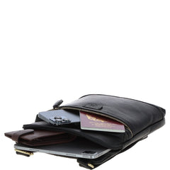 Маленькая черная сумка Ashwood T71 BLK (черный)