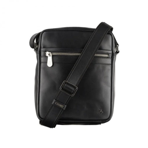 Сумка месенджер через плече Visconti TC66 Colt Black (Чорна)