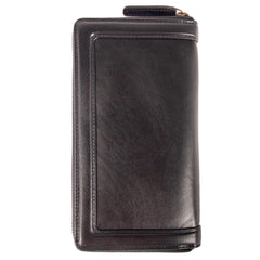 Мужской клатч (тревелер) Ashwood TW01 Black (Черный)
