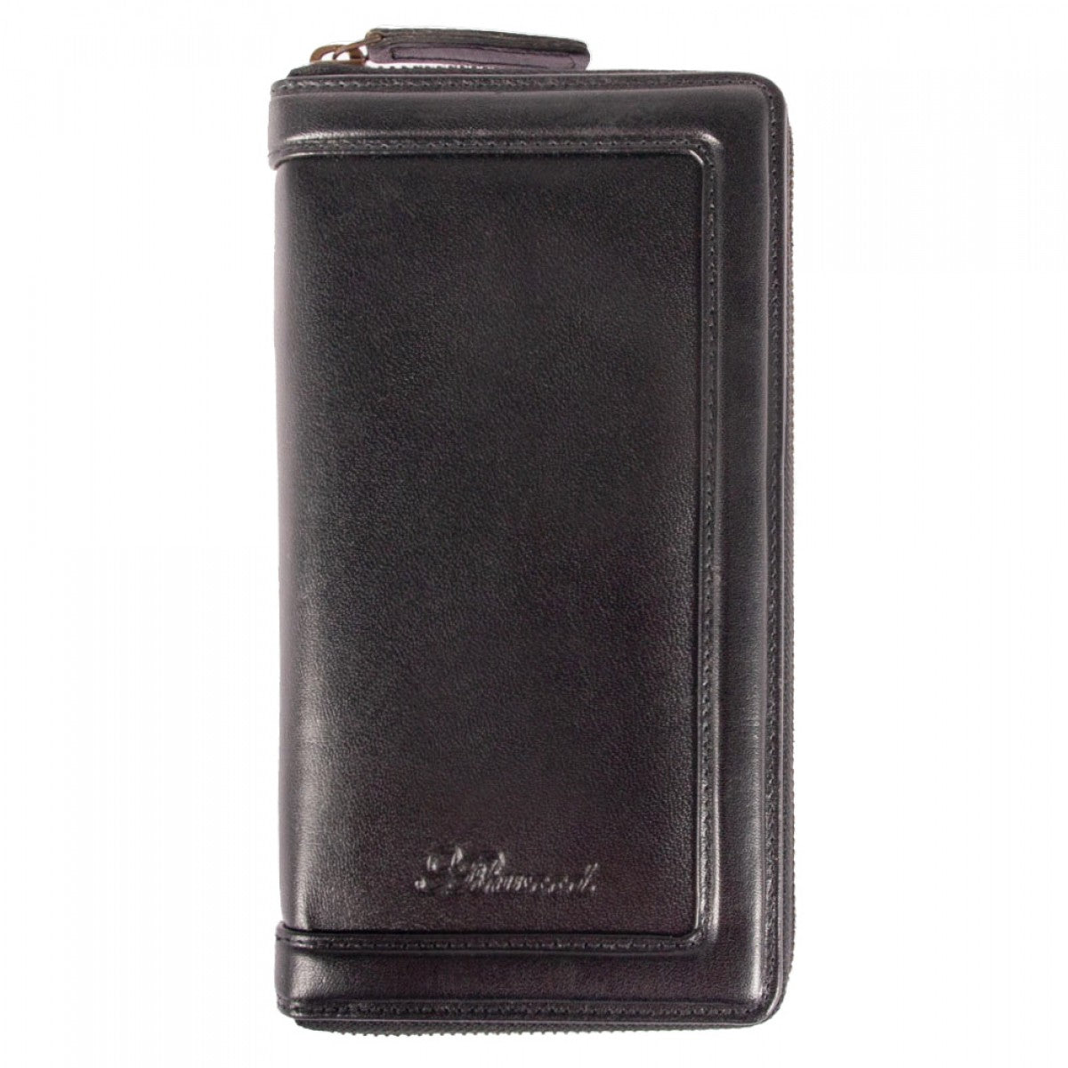 Мужской клатч (тревелер) Ashwood TW01 Black (Черный)