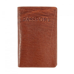 Чоловічий клатч (тревелер) Ashwood TW01 Chestnut (Каштановий)
