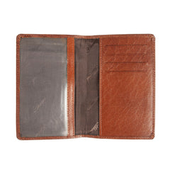 Чоловічий клатч (тревелер) Ashwood TW01 Chestnut (Каштановий)