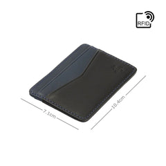 Картхолдер Visconti VSL40 Axe (Black/Steel Blue) RFID