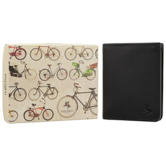 Компактный черно-синий мужской кошелек Visconti VSL41 Clipper (Black/Steel Blue)