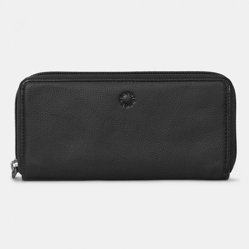 Черный кошелек-клатч на молнии Yoshi Y1257 Baxter Black