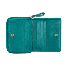 Женский небольшой кошелек Ashwood Y50 GREEN (бирюзовый)