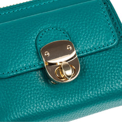 Женский небольшой кошелек Ashwood Y50 GREEN (бирюзовый)