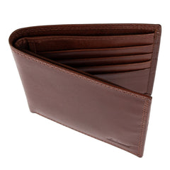 Компактный мужской кошелек из гладкой кожи ASHWOOD 1211 VT TAN