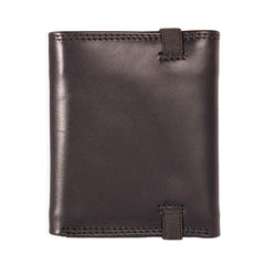 Черный мужской кошелек на резинке ASHWOOD 1265 VT BLK