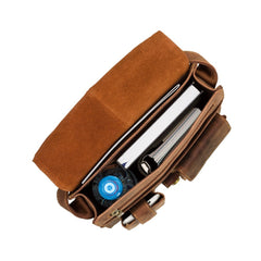 Коричневая мужская сумка на плечо Visconti 18410 Jasper (Oil Tan) -  Visconti