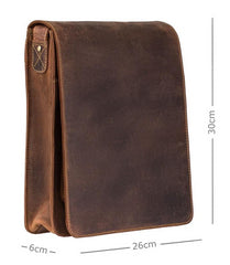 Коричневая мужская сумка на плечо Visconti 18410 Jasper (Oil Tan) -  Visconti