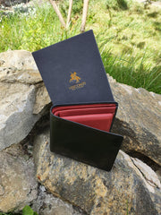 Черно-красный мужской кошелек без застежки Visconti TR30 Raffle (Black/Red)