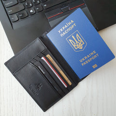 Обкладинка на паспорт Visconti 2201 (black)