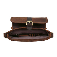 Коричневая мужская сумка на плечо  Ashwood Toby Brown