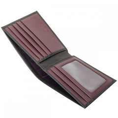 Кошелек мужской Smith & Canova 90015 Asquith (Black-Burgundy)