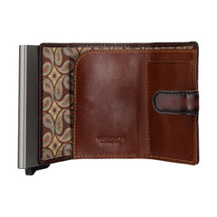 Картхолдер с металлическим держателем для карт Visconti AT57 Noah (Burnish Tan)