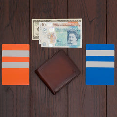 Коричневый винтажный мужской кошелек Visconti AT58 Milo Brown/Tan -  Visconti