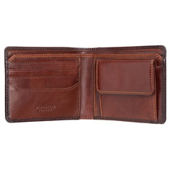 Коричневый винтажный мужской кошелек Visconti AT60 Arthur Brown/Tan -  Visconti