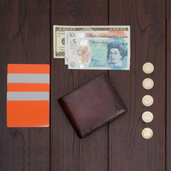 Коричневый винтажный мужской кошелек Visconti AT60 Arthur Brown/Tan -  Visconti