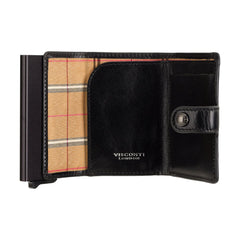 Картхолдер с металлическим держателем для карт Visconti ENZ80 Speziale (Black)