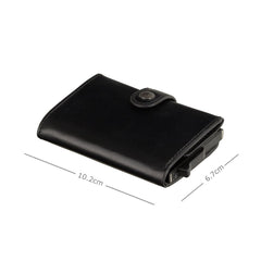 Картхолдер с металлическим держателем для карт Visconti ENZ80 Speziale (Black)