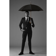 Зонт-трость мужской Fulton Diamond G851 The Radiant - Tonal Herringbone