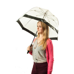 Зонт-трость женский Fulton Birdcage-1 L041 Black (Черный)