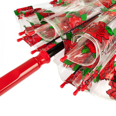 Зонт-трость женский Fulton L042 Birdcage-2 Tattoo Rose (Тату из роз)