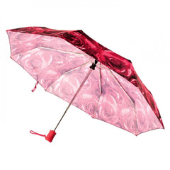 Зонт женский Fulton Open & Close-4 L346 Photo Rose Red (Красные розы)