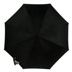 Зонт-трость женский Fulton Bloomsbury-2 L754 Mono Bouquet (Черно-белый букет)