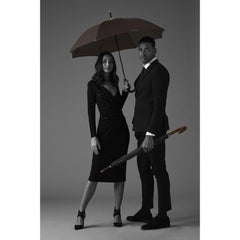 Зонт-трость женский Fulton Diamond L850 Princess - Pink Foulard