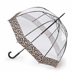 Зонт-трость женский Fulton L866 Birdcage-2 Luxe Natural Leopard (Леопард)