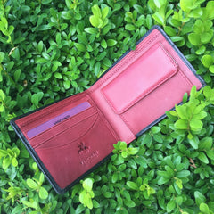 Черно-красный мужской кошелек без застежки Visconti TR30 Raffle (Black/Red)