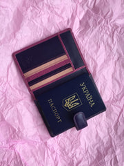 Обложка на паспорт Visconti RB75 - Sumba (berry multi)