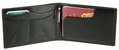 Кошелек для путешествий (тревелер) c RFID Visconti MZ9 Jet (black) -  Visconti