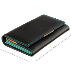 Классический женский кошелек Visconti R11 Paloma (Black Rhumba)