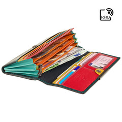 Классический женский кошелек Visconti R11 Paloma (Black Rhumba)