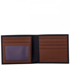 Кошелек мужской Smith & Canova 90013 (Black-Tan)