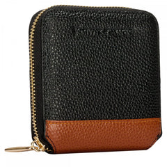 Черно-коричневый женский кошелек Smith & Canova Althorp 26803 (Black/Tan) -  Smith & Canova