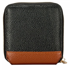 Черно-коричневый женский кошелек Smith & Canova Althorp 26803 (Black/Tan) -  Smith & Canova