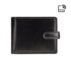 Чорно-зелений чоловічий гаманець на застібці Visconti TR35 Atlantis (Black/Green)