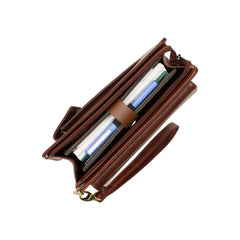 Коричневая мужская барсетка Visconti 02617 - Ted (brown) -  Visconti