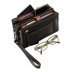 Барсетка мужская Visconti 18233 Wrist Bag (Black)