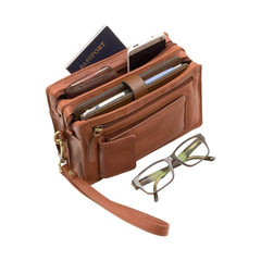 Барсетка мужская Visconti 18233 Wrist Bag (Brown)